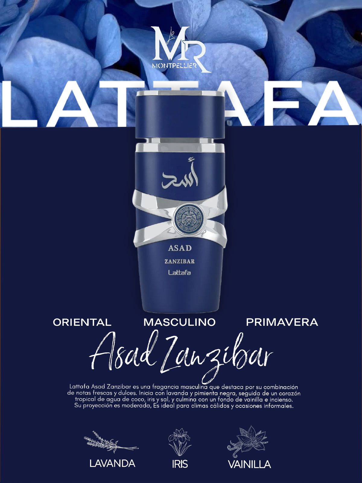 Perfume Asad Zanzibar Lattafa x100 ML